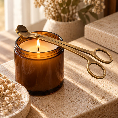 Arc Brass Wick Trimmer — alternate lifestyle view