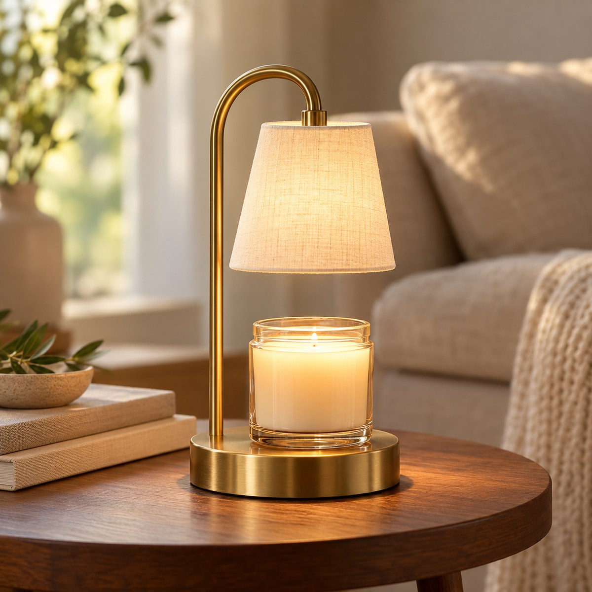 Glowstead Candle Warmer Lamp — primary lifestyle scene