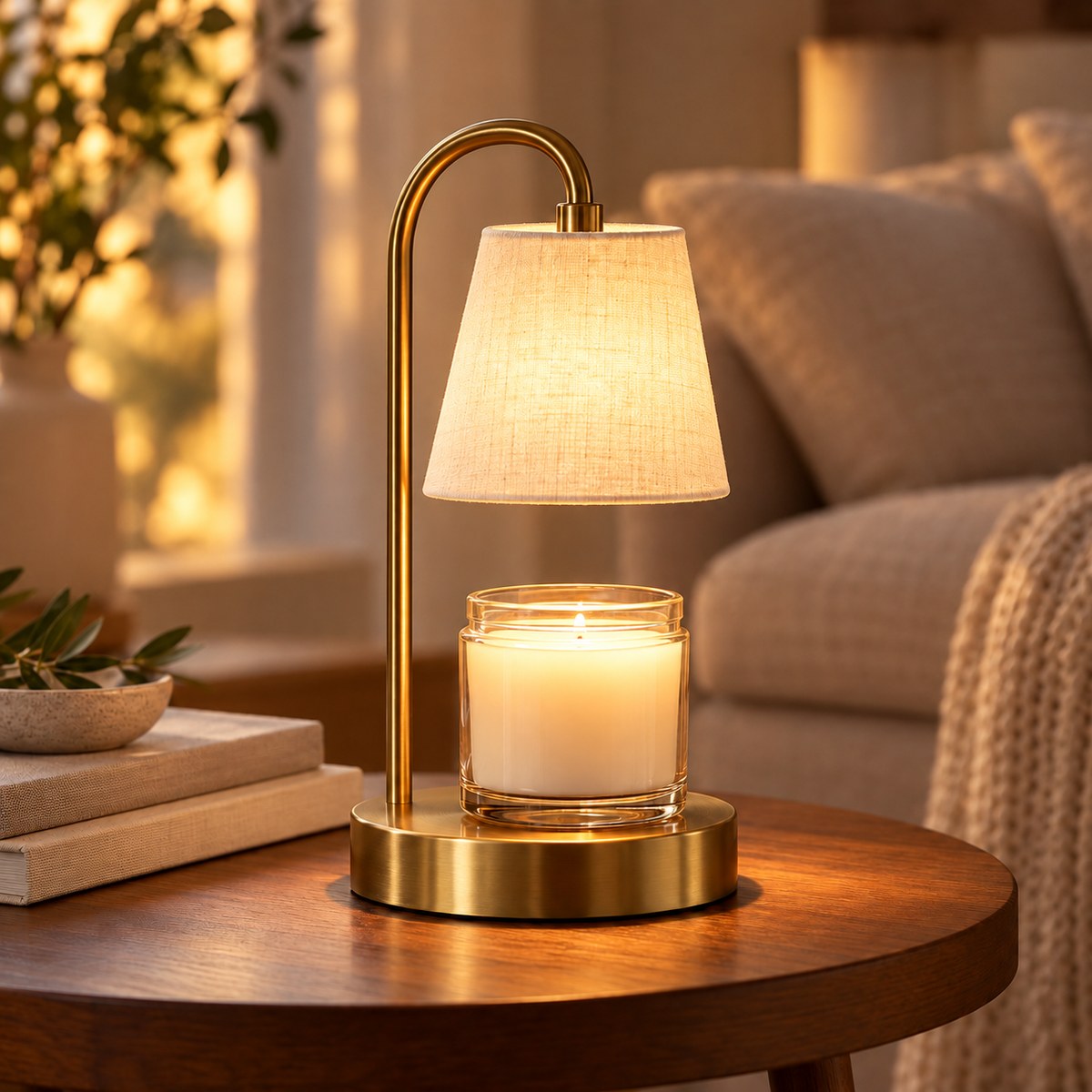 Glowstead Candle Warmer Lamp — alternate lifestyle view