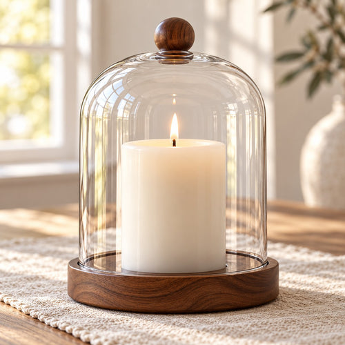 Bell & Branch Glass Candle Cloche — alternate lifestyle view