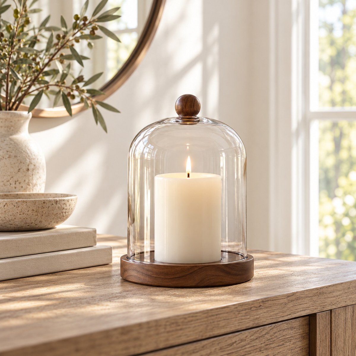 Bell & Branch Glass Candle Cloche — product detail